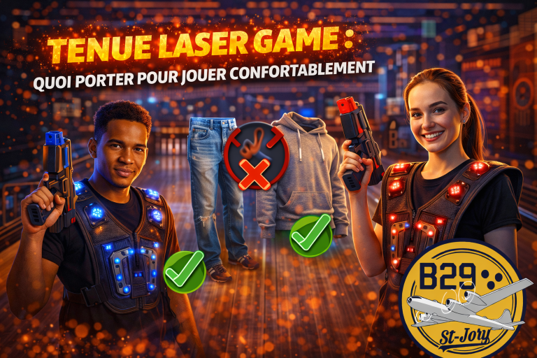 Tenue laser game : quoi porter pour jouer confortablement Tenue laser game : quoi porter pour jouer confortablement