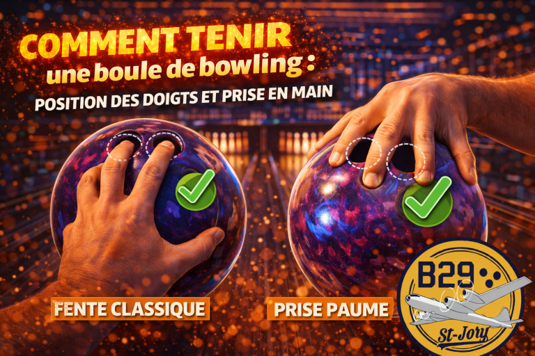 Comment tenir une boule de bowling : position des doigts et prise en main Comment tenir une boule de bowling - position des doigts et prise en main
