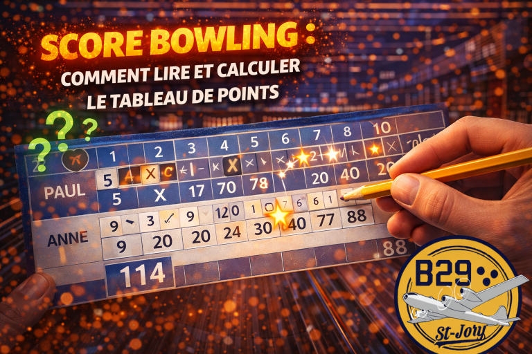 Score bowling : comment lire et calculer le tableau de points Score bowling - comment lire et calculer le tableau de points